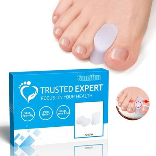8pcs Toe Straightener Thumb Valgus Protector Silicone Gel Foot Fingers Toe Separator Bunion Adjuster Feet Pads Relief Foot Pain