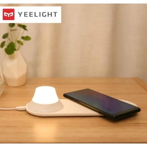 Yeelight Wireless Charger with LED Night Light Magnetic Attraction Fast Charging For Xiaomi iPhones Samsung Huawei phones