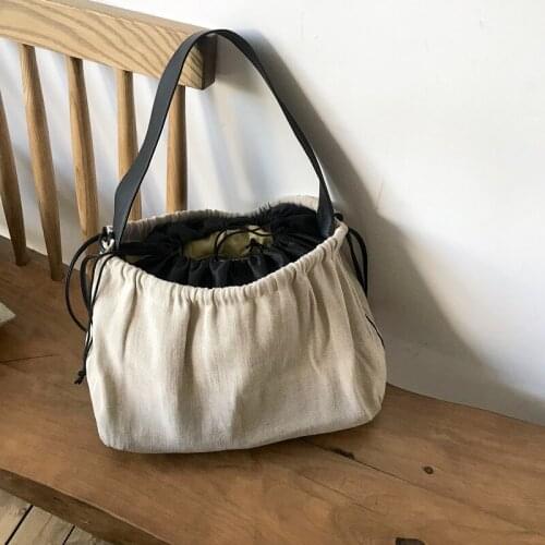Brand Canvas Women Bag Women Handbags Fashion Design Ladies Tote Bag Female Solid Big Shoulder Bags Travel Bag Bolsos Mujer