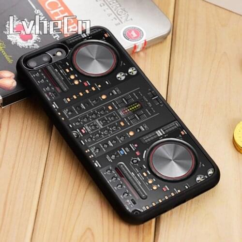 LvheCn DJ Controller Mixer Phone Case Cover For iPhone 5 6 6s 7 8 plus 11 12 Pro X XR XS Max Samsung Galaxy S6 S7 edge S8 S9 S10