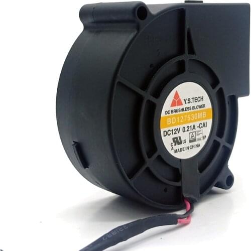 BD127530mb 7530 DC 12V Switch Server Turbo Fan Inverter Fan 7cm 0.21A 3100RPM
