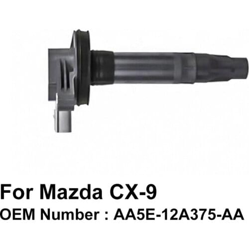 COWTOTAL Ignition Coil for Mazda CX-9 Engine Code CYC4 CA 3.5L 3.7L OEM AA5E-12A375-AA ( Pack of 4 )