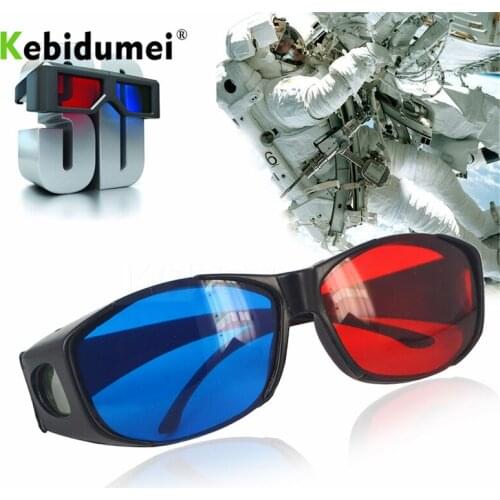 Kebidumei 3D Red Green Magenta glasses Cyan Myopia VISION Dimensional Anaglyph Eyewear Video Glass for Plasma TV Stereo Movie