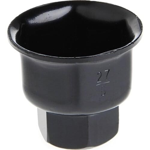 27mm 3/8 Inch Black Car Oil Filter Wrench Cap Socket Drive For BMW for Mini Cooper For Volvo For Audiqiang