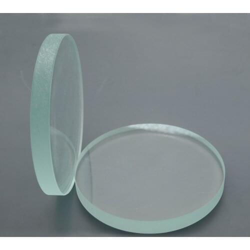 1PCS 55 60 65 70mm Armoured tempering glass toughened glass stalinite Plat Lens Thickness 5mm 8mm 10mm Tempered glass Lens