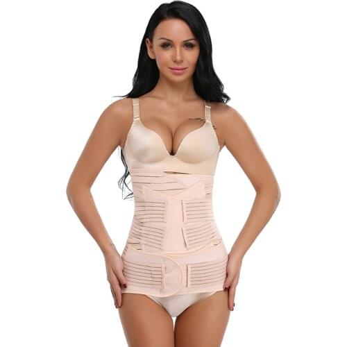 Miss Moly Body Shaper Slimming Underwear 3 in 1 Slimming Belt For Post Partum Women Belly Belt Recovery Shapewear Waist Cincher