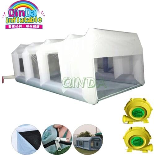 Painting room with filter tent for car inflatable spray booth