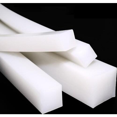 1M Square Solid Silicone Strip 4x4mm 5x5mm 15x30mm 20x30mm High Temperature Resistant Silicone Rubber Strip