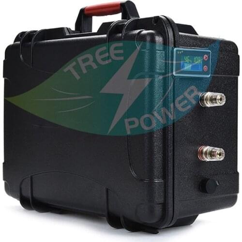 TPO waterproof 48V 80Ah Lifepo4 48v 100AH lifepo4 battery with BMS for 4000w 3000w Scooter bike golf cart RV bike
