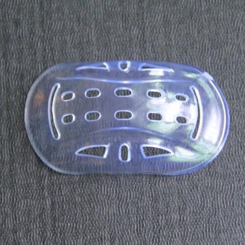 Universal No Smell Helmet Chin Pad Transparent Chin Pad Helmet Chin Guard Mask Suitable For Motorcycle Bike Skating Ski Chin Pad