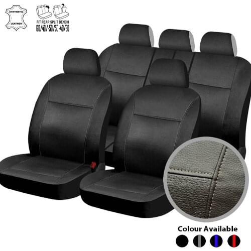 Synthetic Leather Universal Full set Interior Accessories Auto Protector Automobile Car Seat Cover