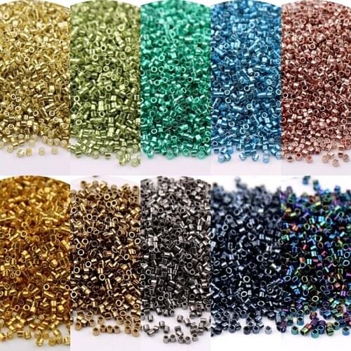 Japan Metallic Delica Beads 10/0 11/0 Uniform Japanese Glass Seedbeads For DIY Jewelry Making Women Garments Sewing Accessories