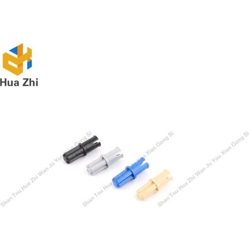 10PCS 43093 Axle Pin with Friction Ridges LengthwiseBuilding Blocks Parts MOC DIY Education Build Toys