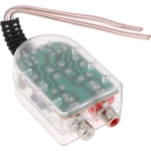 2 Channel Adjustable Lineout Converter Hi-low Line Out Converter Adapter