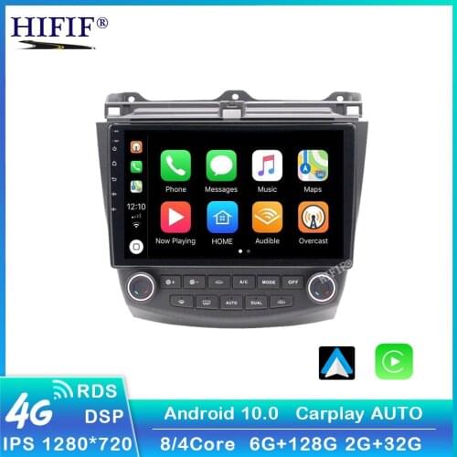 10.1 inch IPS DSP Android 10 RAM 2GB ROM 32GB 2din car Radio Player GPS Navigation For 2003 2004 2005 2006 2007 Honda Accord 7
