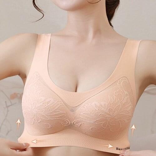 Dropshipping Latex Bras For Women Top Seamless Female Push Up Bra Womens Underwear Sexy Sports Bralette With Pad Vest Top Bra