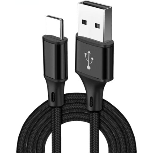 NOHON USB Phone Cable for iPhone 11 Pro Max XS XR Type C Micro USB Charging Data Cord for Samsung Android 0.25m 1m 1.5m 2m 3m