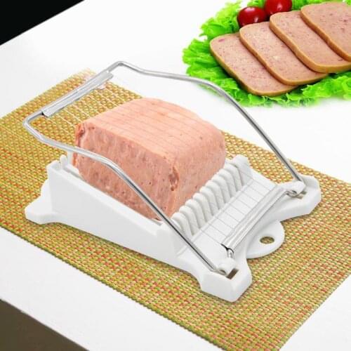 Kitchen Gadgets ABS Stainless Steel wire Quick Luncheon Egg Splitter Cutter Slicing Meat Tools