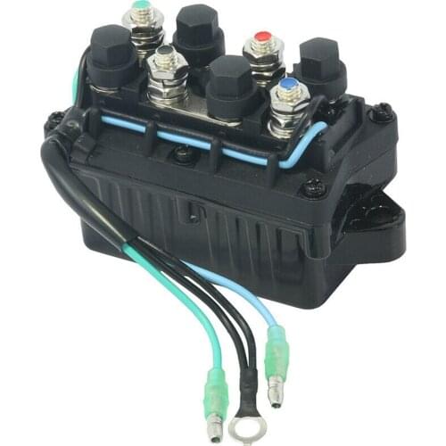 12V Trim Tilt Outboard Relay 120A Assy Boat Motor Power Aluminum Waterproof 3 Pin Direct Fit Replacement For Yamaha 6H1-81950-00