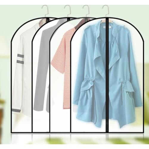 Transparent Clothes Dust Case Garment Suit Coat Organizer Cover for Home Wardrobe Storage Protect Bag FC69