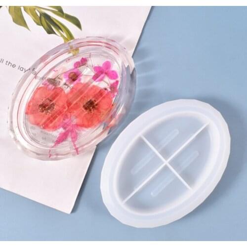Transparent Silicone Mould Dried Flower Resin Decorative Craft DIY Soap Box Mold Epoxy resin molds for jewelry