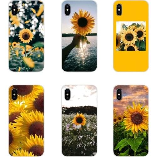 Sunflower yellow flower Silicone Phone Cases Cover For Xiaomi Redmi Note 6A MI8 Pro S2 A2 Lite Se MIx 1 Max 2 3 For Oneplus 3 6T