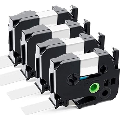 Compatible 3/4 Inch Label Tape Replacement for Brother P-Press 18mm Label Tape TZe-241 TZe TZ Tape 0.7 Laminated