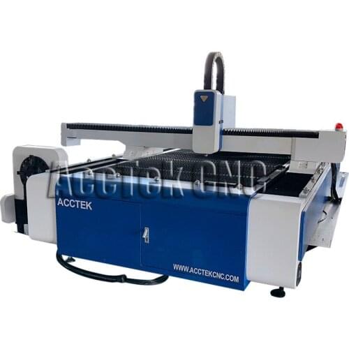 1530 3015 1000W cnc steel carbon metal tube pipe cutting machine fiber laser cutter