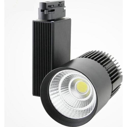 LED Track Light 20W 30W 40W COB Track Lamp Lights Rail Spotlights Leds Tracking Fixture Spot Lights Reflectors for clothes Store