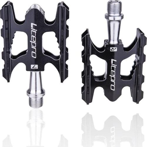 Mountain Bike Pedal Mountain Road Folding Bicycle 102.5*61.5MM Bearing Pedal Foot Ultralight Aluminum Alloy