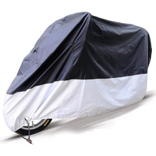 Motorcycle Rain Cover Universal Outdoor Uv Protector All Season Waterproof Dustproof Motor Scooter Cover with Cloth Bag