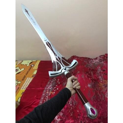 [Funny] 108cm Cosplay Fate/Apocrypha Fate Grand Order Mordred weapon Wooden Sword model Anime Costume party gift toy