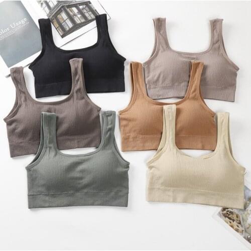 Women Bras Breathable Sports Bra Anti-sweat Shockproof Padded Sports Bra Yoga Top Athletic Gym Running Fitness Workout Sport Top