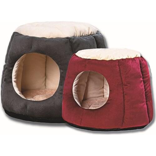 Winter Warm Kennel Cats House Pet Nest Cat Sleeping Bag Deep Sleep Semi-Closed Cat Tent Cat Bed Small Medium Dogs Pets Home Cave