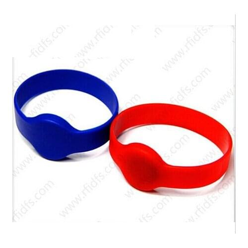 1000pcs/lot 125Khz TK4100/EM4100 RFID wristband rfid wrist tags silicone bracelet waterproof