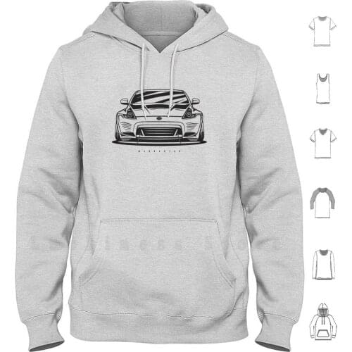370z hoodies long sleeve Cars Automotive Automobile Stance Sportcar Japan Drift Legend Supercar Supercars Vehicle Auto