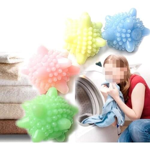 4PCS/LOT Korean New Cleaning Washing Machine Clothes Softener Laundry Ball