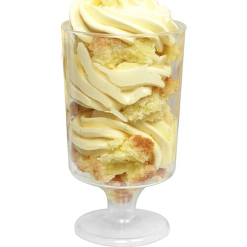 Promotion - Party Wedding Festival Suppliers, 86*50mm/100ml Disposable Plastic Tableware Dessert Cup, 10/Pack