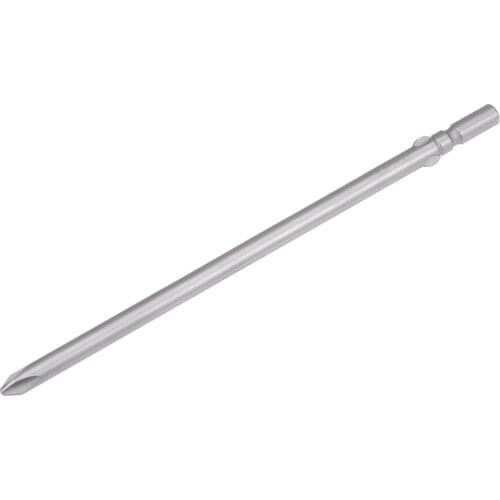 Uxcell Phillips Bits 6 mm Round Shank 150mm Length Cross 6PH2 Magnetic Screw Driver S2 Screwdriver Bit