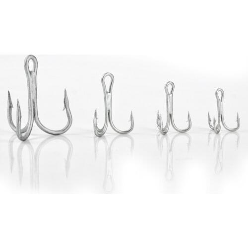 FISH KING FISHING HOOK 1 Pack 7/0# 6/0# 3/0# 2# 4# 6# Sharp Treble Fishing Hook Pesca Fishhook Fishing Tackle Tools Accessories