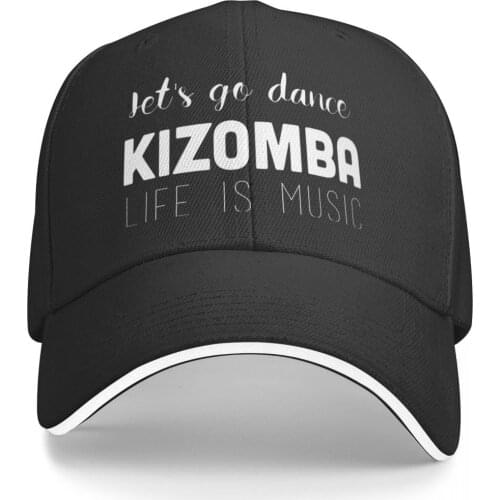 Lets Go Dance Kizomba Essential Promo Mens and Womens caps Print Anime fishing summer Funny Graphic casquette