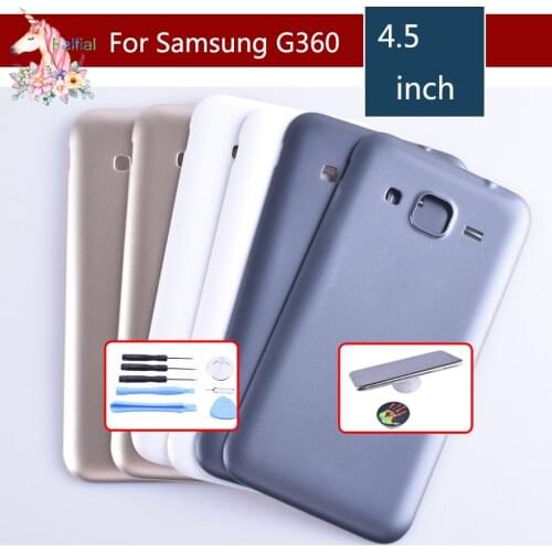 For Samsung Galaxy Core Prime G360 G360H G360F Housing Battery Cover Door Rear Chassis Back Case Housing Replacement