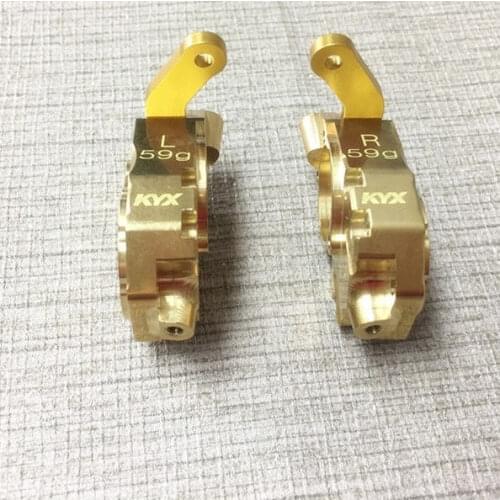 KYX Brass Front Steering Knuckle 59g For Traxxas TRX-4