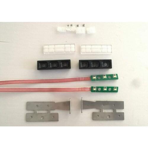 2Pcs/Pair Metal LED Tail Light For 1/14 Rc Truck Taillight TAMIYA SCANIA R620 56323 BENZ ACTROS 1851 3363 MAN TGX AROCS 56352