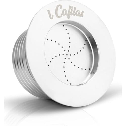 ICafilas Reusable For Lavaz za Blue Coffee Filters For Lavaz za LB951 & CB-100 Machine Stainless Steel Refillable Capsule Pod