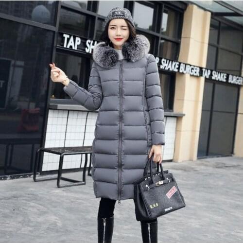 New Style Fashion Female Jackets Korean Version Winter Cotton Clothes Double Faced Warm Thick Coats Womens Over Knee Clothing