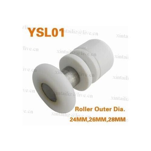 [YSL01]nylon low noise bathromm glass door roller wheel shower room glass sliding door wheel pulley