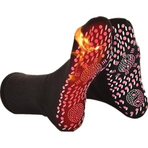 1Pair Fitness Thermal Sport Socks Men Women Magnetic Therapy Self Heating Magnetic Socks Comfortable and Breathable Winter Ski