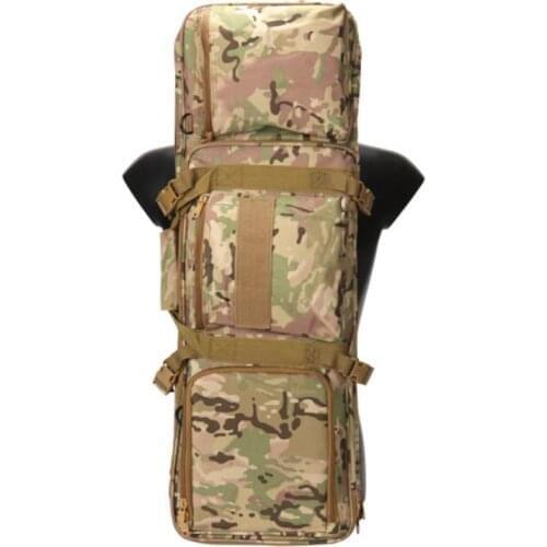 M4 Heavy Duty Backpack Tactical Rifle Backpack Airsoft Paintball Rifle Gun Case 85cm Hiking Camping Shoulder Backpack