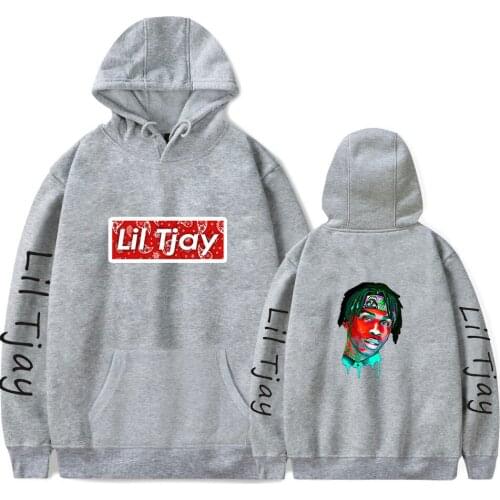 90s Retro Fashion Hoodies Streetwear Hip Hop Lil Tjay Letter Sweatshirts Men Women Hooded Pullovers Harajuku Casual Loose Hoody